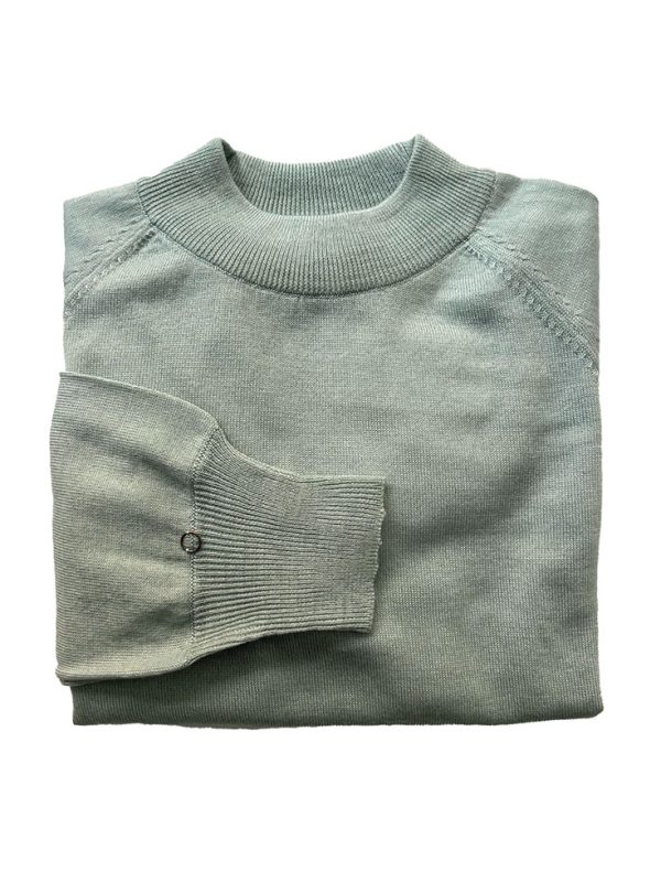 S A J I L O . Pullover Short Cut Wide Sleeves. Merino.