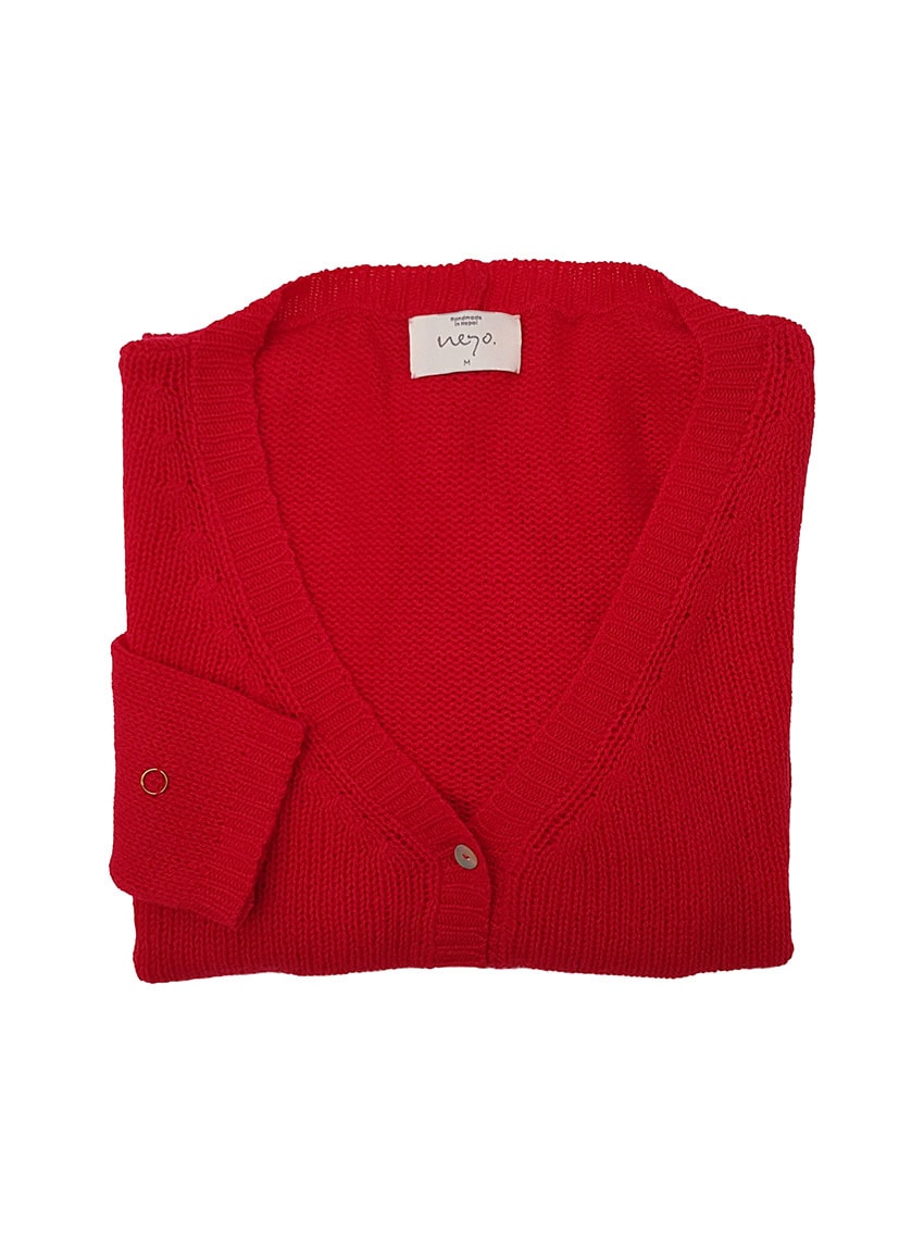 P U T A L I. Cardigan Boxy. Cashmere.