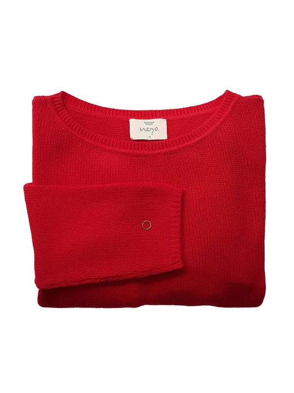 S A S A. Pullover Relaxed & Easy Fit. Cashmere.