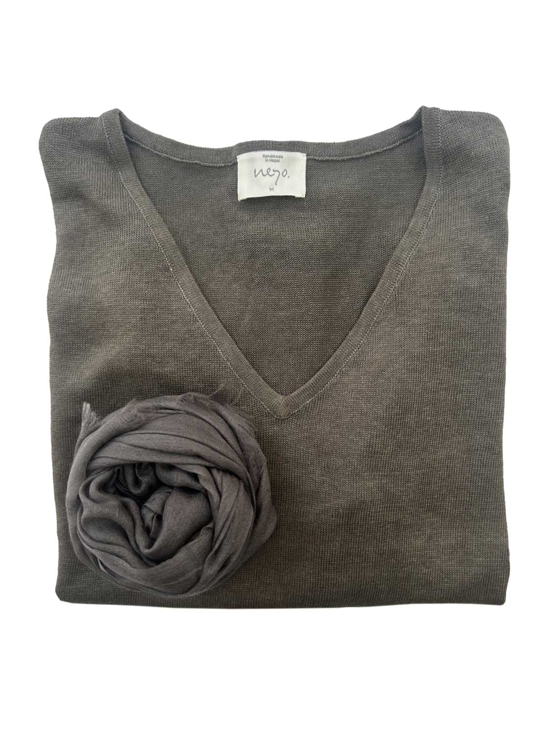 K H O L A. Longsleeve. Linen.