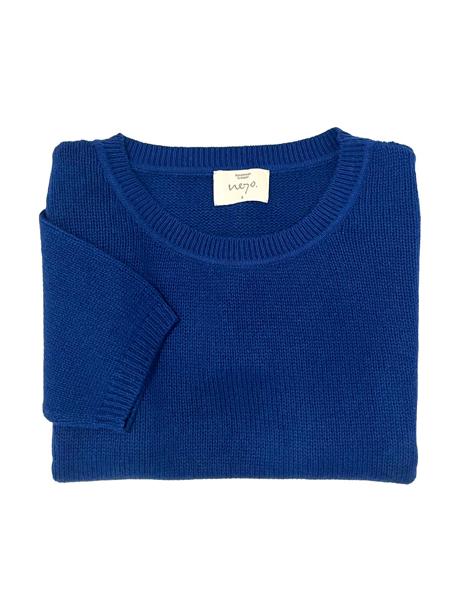 B R E K A. Shirt Gauge Knit. Cashmere.